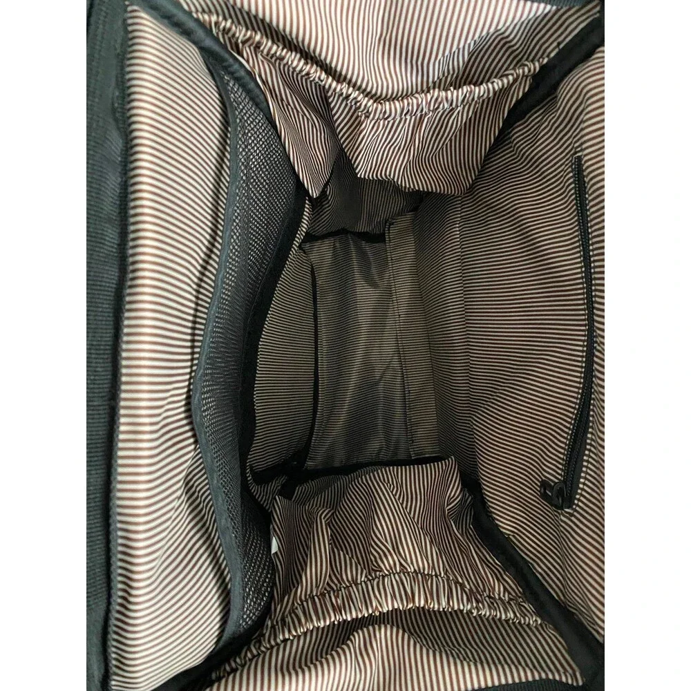 Gray Diaper Bag Backpack Large Travel Baby Bag Multi Pocket Organizer